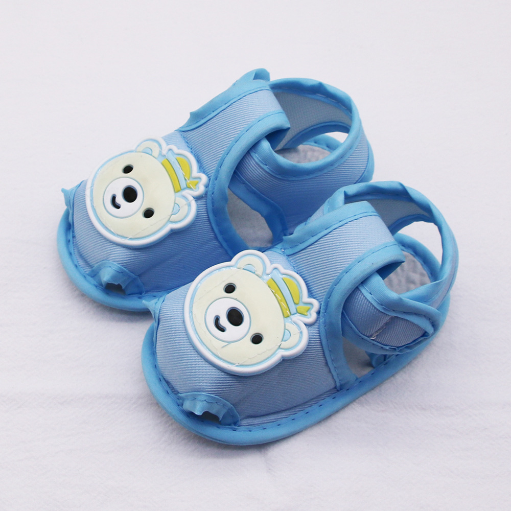 Summer New Baby Sandals 0-12 Months old Newborn Baby Soft Soled Walking Shoes for Boys and Girls