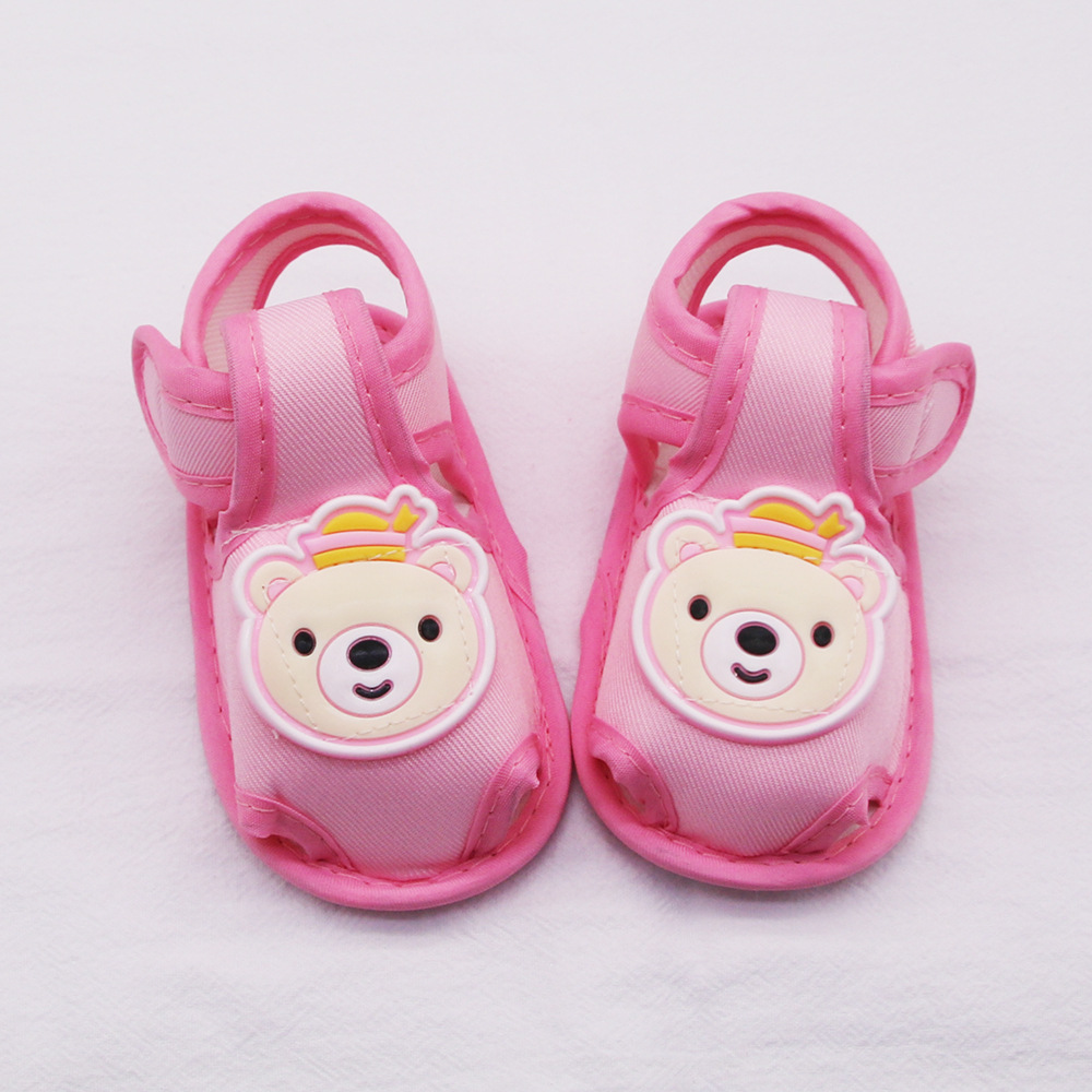 Summer New Baby Sandals 0-12 Months old Newborn Baby Soft Soled Walking Shoes for Boys and Girls