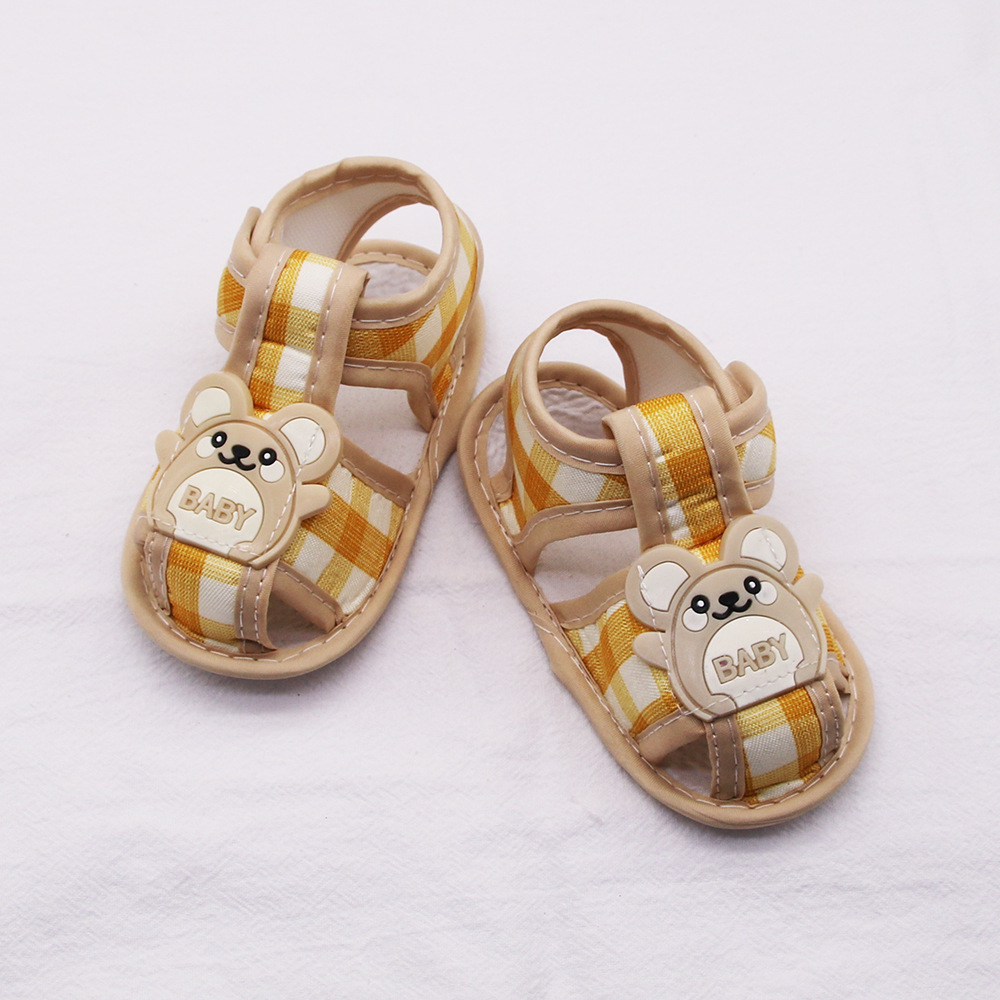 Summer Sandals for Babies Aged 0-1, Newborn Baby Soft Soled Walking Shoes for Boys and Girls