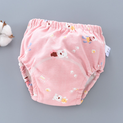 Baby Reusable Potty Training Pants Toddler Cotton Ecological Cloth Diaper Panties Waterproof Washable Nappies Boy Girl Underwear