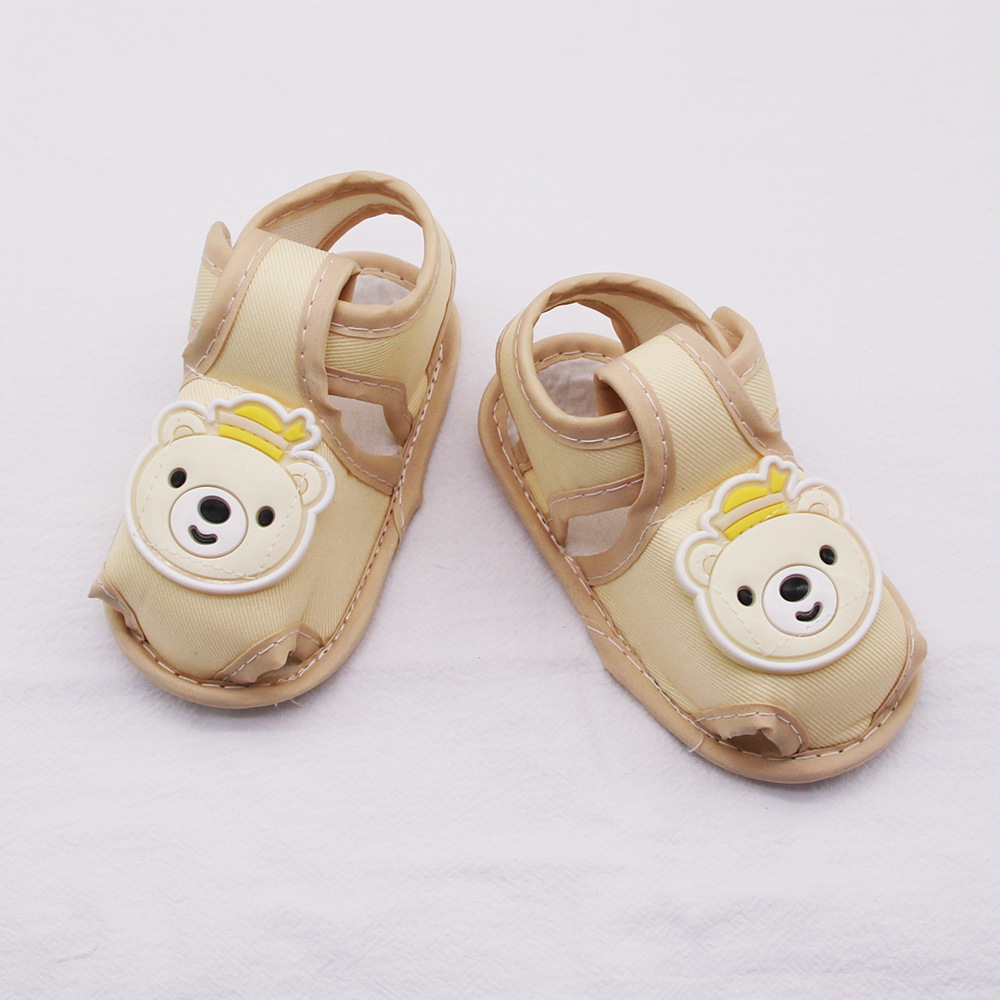 Summer New Baby Sandals 0-12 Months old Newborn Baby Soft Soled Walking Shoes for Boys and Girls
