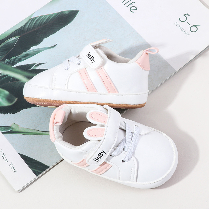 Spring And Autumn Baby Boys And Girls First Walking Toddler Shoes For 0-18 Months Baby Unisex Fashion Design Sports Sneaker