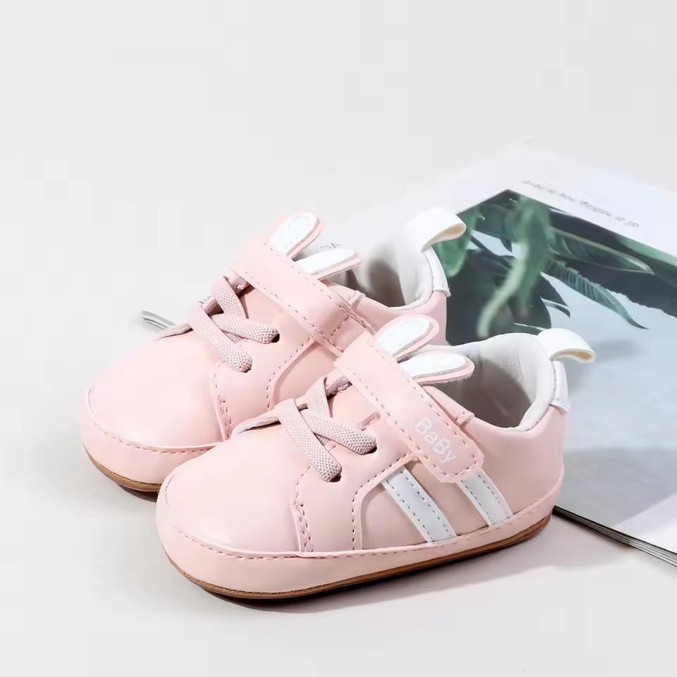 Spring And Autumn Baby Boys And Girls First Walking Toddler Shoes For 0-18 Months Baby Unisex Fashion Design Sports Sneaker