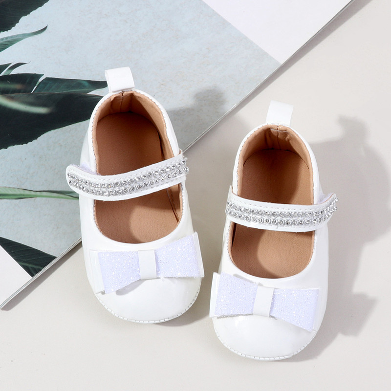 Hot Selling Spring And Autumn Baby Girls First Walking Indoor Outdoor Princess Shoes For 0-18 Months High Quality Toddler Shoes