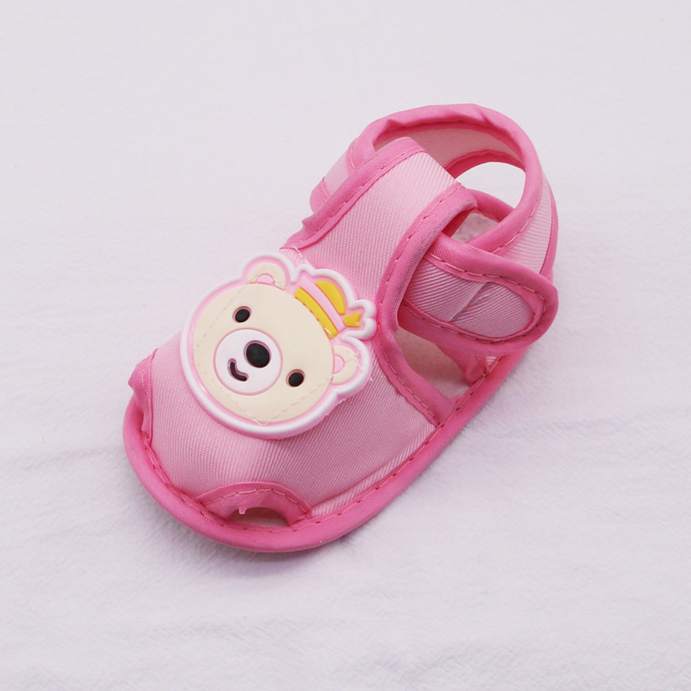 Summer New Baby Sandals 0-12 Months old Newborn Baby Soft Soled Walking Shoes for Boys and Girls
