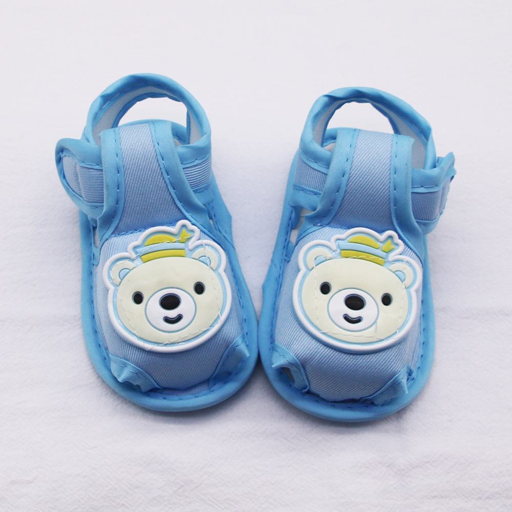 Summer New Baby Sandals 0-12 Months old Newborn Baby Soft Soled Walking Shoes for Boys and Girls
