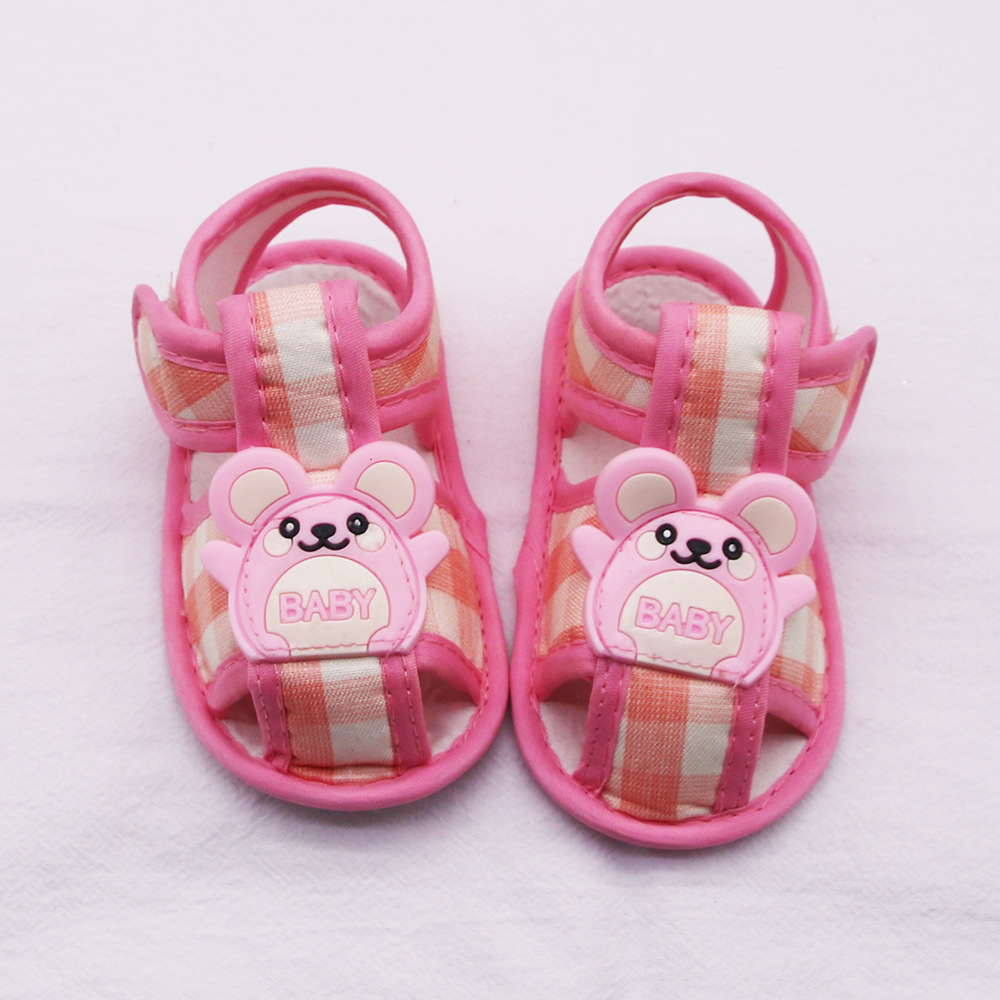 Summer Sandals for Babies Aged 0-1, Newborn Baby Soft Soled Walking Shoes for Boys and Girls