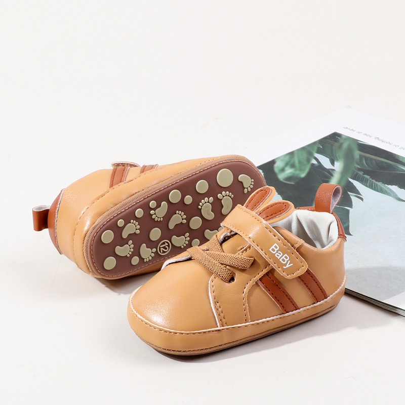 Spring And Autumn Baby Boys And Girls First Walking Toddler Shoes For 0-18 Months Baby Unisex Fashion Design Sports Sneaker