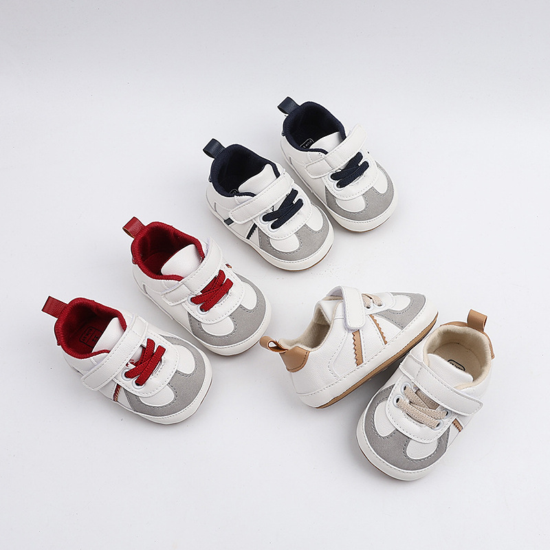 New Baby Steps 0-1 Year Old Baby Shoes Spring and Autumn Anti slip Casual Sports Shoes Newborn Shoes Anti slip Heel Shoes