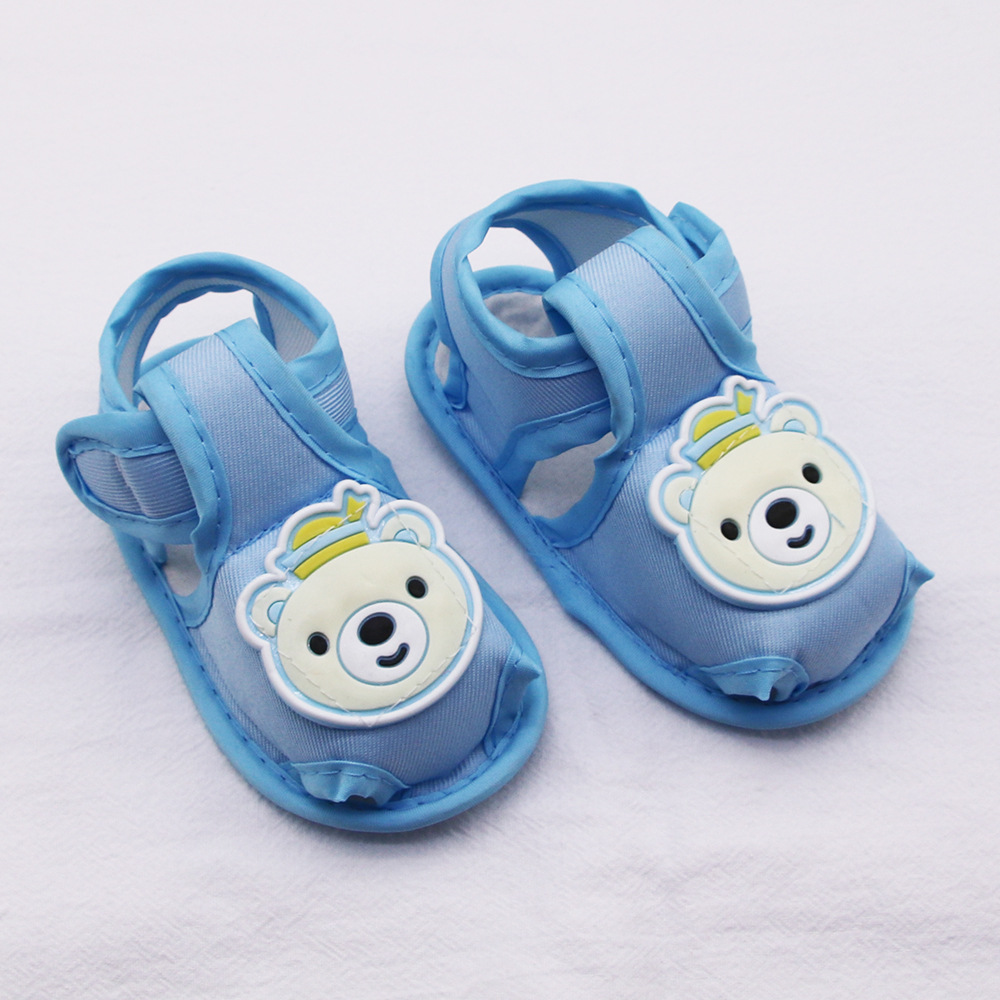 Summer New Baby Sandals 0-12 Months old Newborn Baby Soft Soled Walking Shoes for Boys and Girls