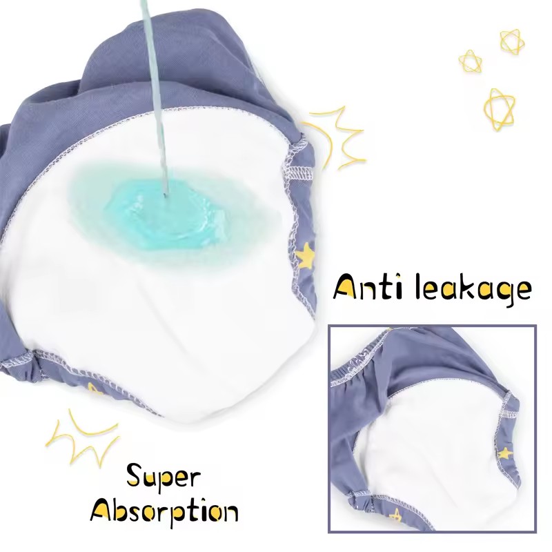 Baby Reusable Potty Training Pants Toddler Cotton Ecological Cloth Diaper Panties Waterproof Washable Nappies Boy Girl Underwear