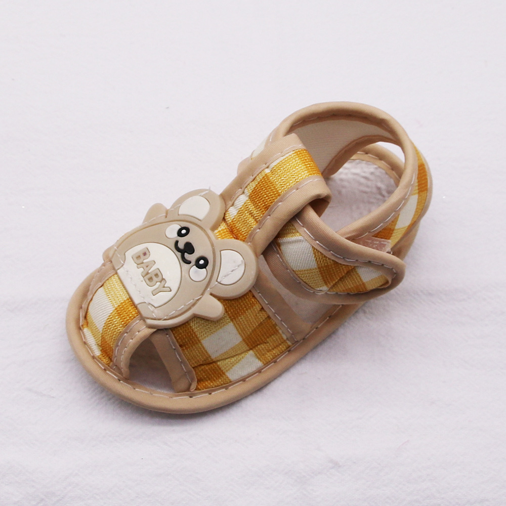 Summer Sandals for Babies Aged 0-1, Newborn Baby Soft Soled Walking Shoes for Boys and Girls
