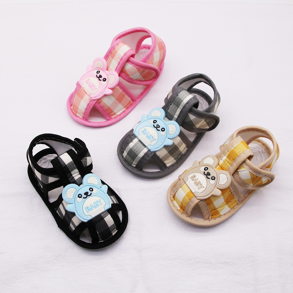 Summer Sandals for Babies Aged 0-1, Newborn Baby Soft Soled Walking Shoes for Boys and Girls