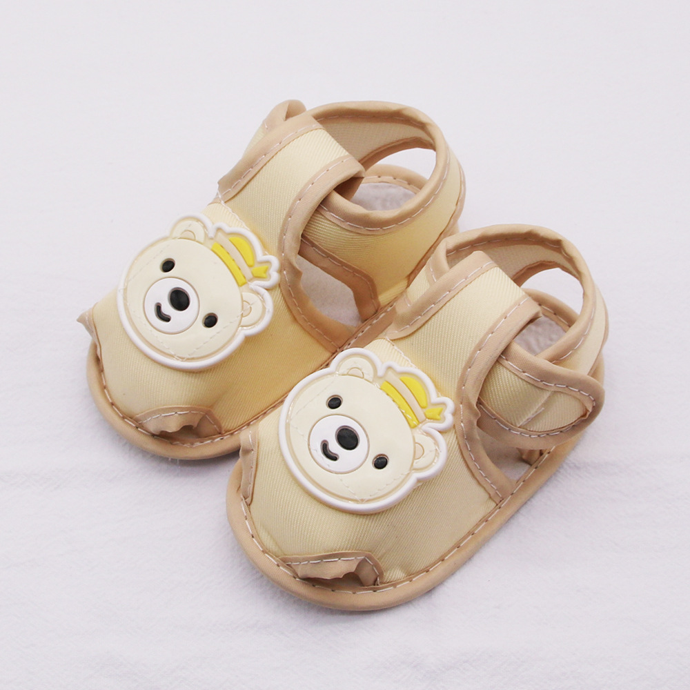 Summer New Baby Sandals 0-12 Months old Newborn Baby Soft Soled Walking Shoes for Boys and Girls