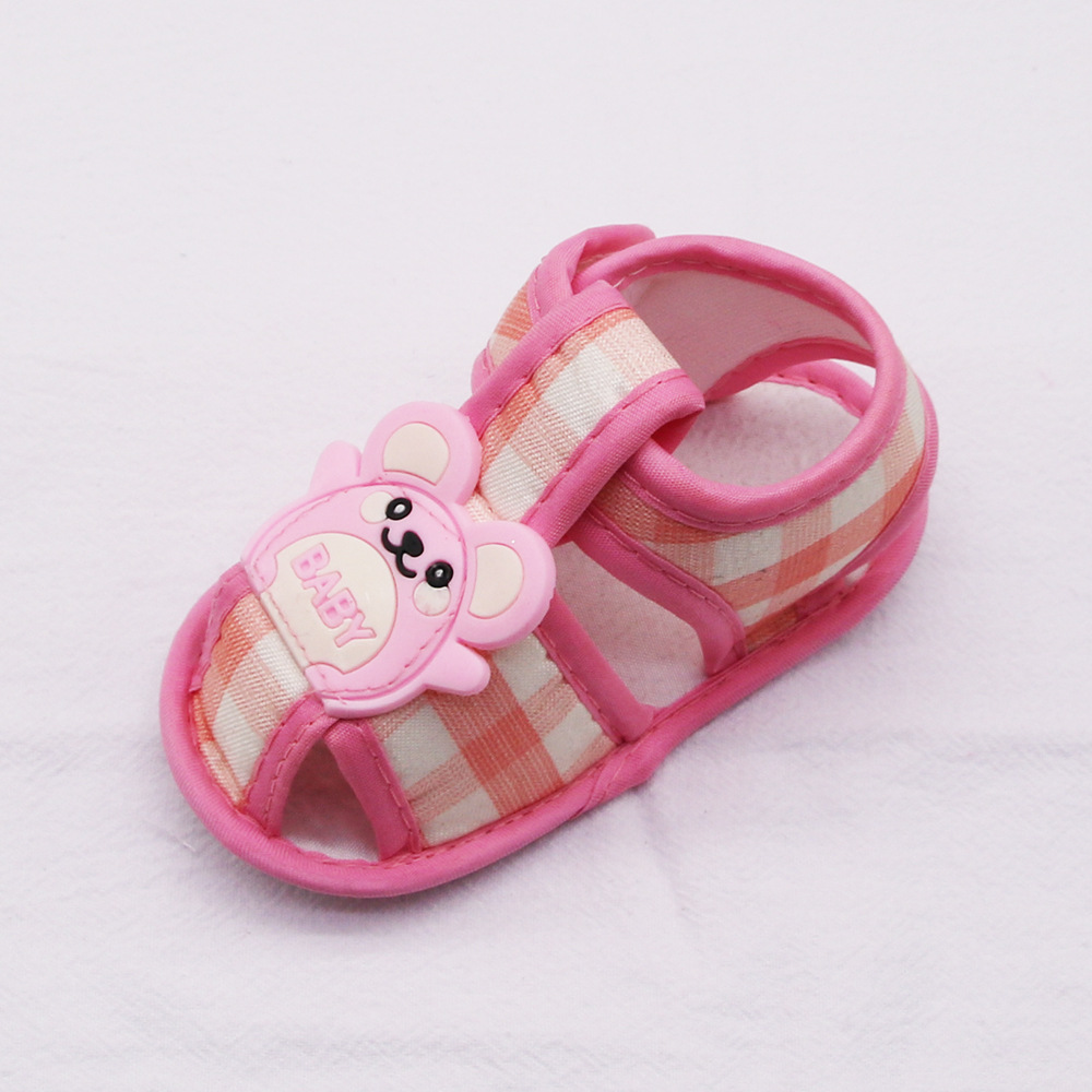 Summer Sandals for Babies Aged 0-1, Newborn Baby Soft Soled Walking Shoes for Boys and Girls