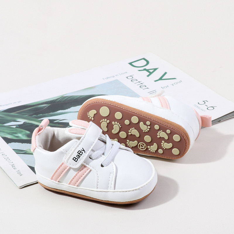 Spring And Autumn Baby Boys And Girls First Walking Toddler Shoes For 0-18 Months Baby Unisex Fashion Design Sports Sneaker