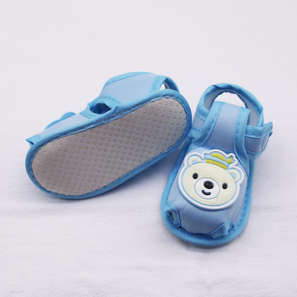 Summer New Baby Sandals 0-12 Months old Newborn Baby Soft Soled Walking Shoes for Boys and Girls