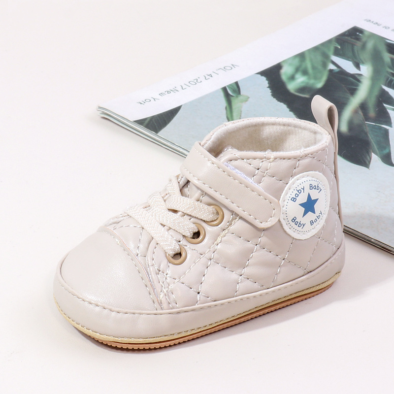 Baby Boy Girl Spring and Autumn Fashion Design TPR Sole Anti Slip Walking Shoes High Quality Breathable Prewalker Shoes