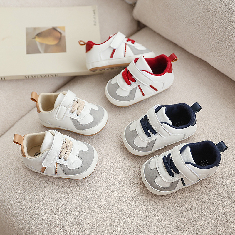 New Baby Steps 0-1 Year Old Baby Shoes Spring and Autumn Anti slip Casual Sports Shoes Newborn Shoes Anti slip Heel Shoes