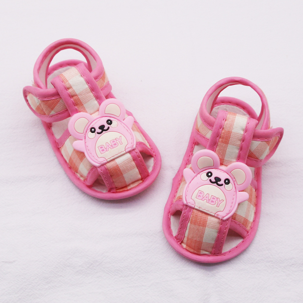 Summer Sandals for Babies Aged 0-1, Newborn Baby Soft Soled Walking Shoes for Boys and Girls