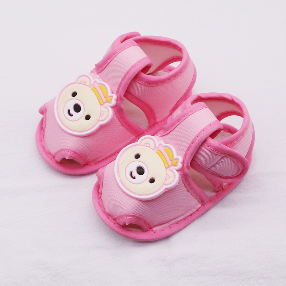 Summer New Baby Sandals 0-12 Months old Newborn Baby Soft Soled Walking Shoes for Boys and Girls