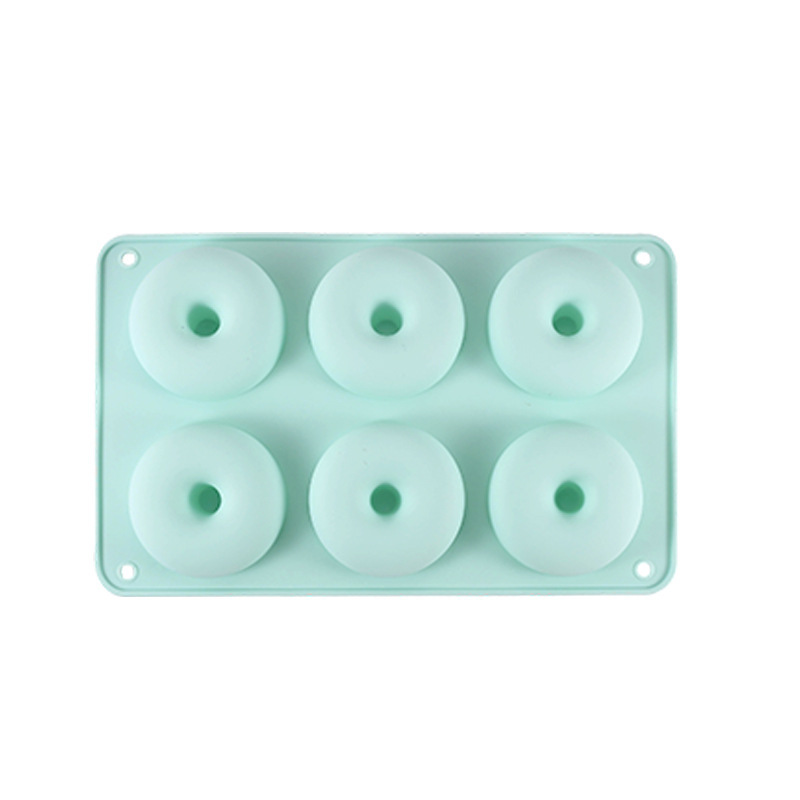 Cake Silicone Molds Kitchen Baking Cookie Mold High Temperature Resistant Baking Tray Donut Making Mold Cake Accessories
