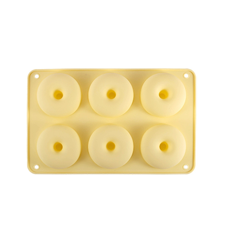 Cake Silicone Molds Kitchen Baking Cookie Mold High Temperature Resistant Baking Tray Donut Making Mold Cake Accessories