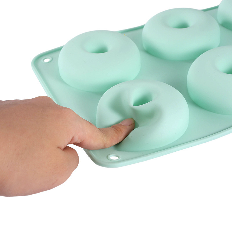 Cake Silicone Molds Kitchen Baking Cookie Mold High Temperature Resistant Baking Tray Donut Making Mold Cake Accessories
