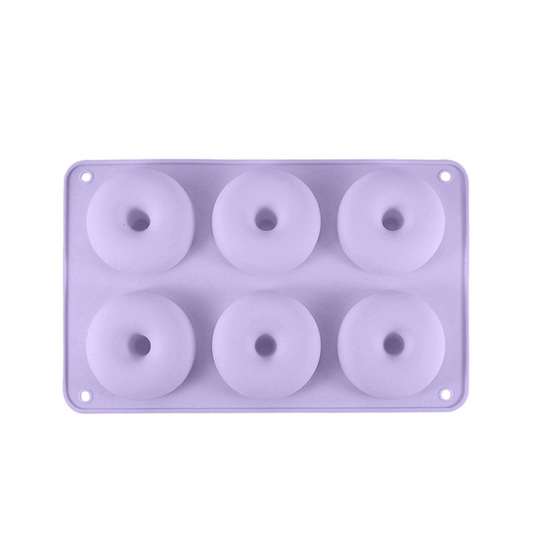 Cake Silicone Molds Kitchen Baking Cookie Mold High Temperature Resistant Baking Tray Donut Making Mold Cake Accessories