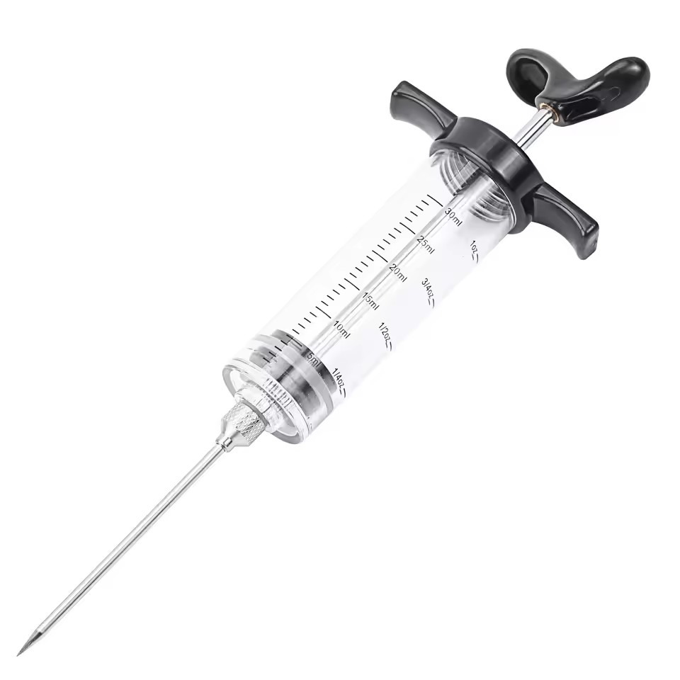 Roast Juice Syringe Seasoning Syringe Turkey Needle Marinated Beef Steak Barbecue Seasoning Syringe Needle kitchen Catering Tool