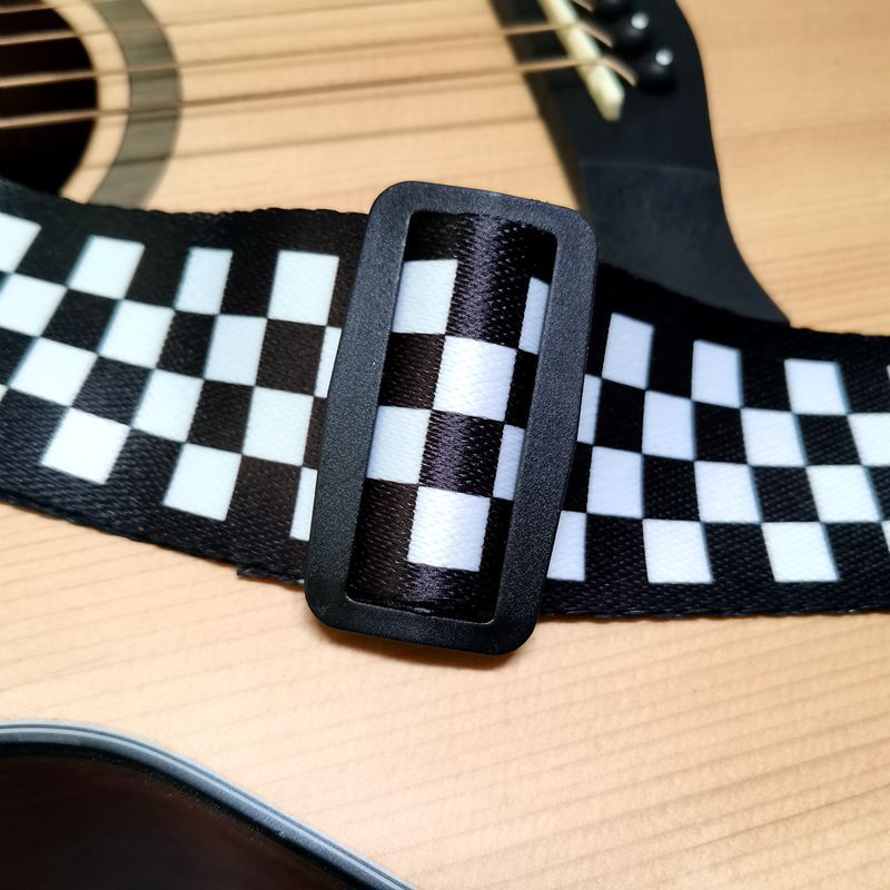 New Ethnic Style Retro Guitar Strap Adjustable Leather Strap for Electric Acoustic Folk Guitar Ukulele Bass Guitar Accessories