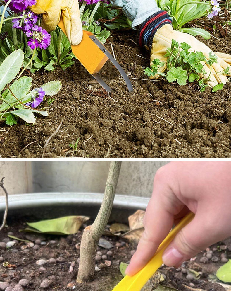 Garden Cleaning Weeder Multifunctional Manual Weeder Tool Creative Manual Ring Weeding Shovel for Lawn Weeding Loosening