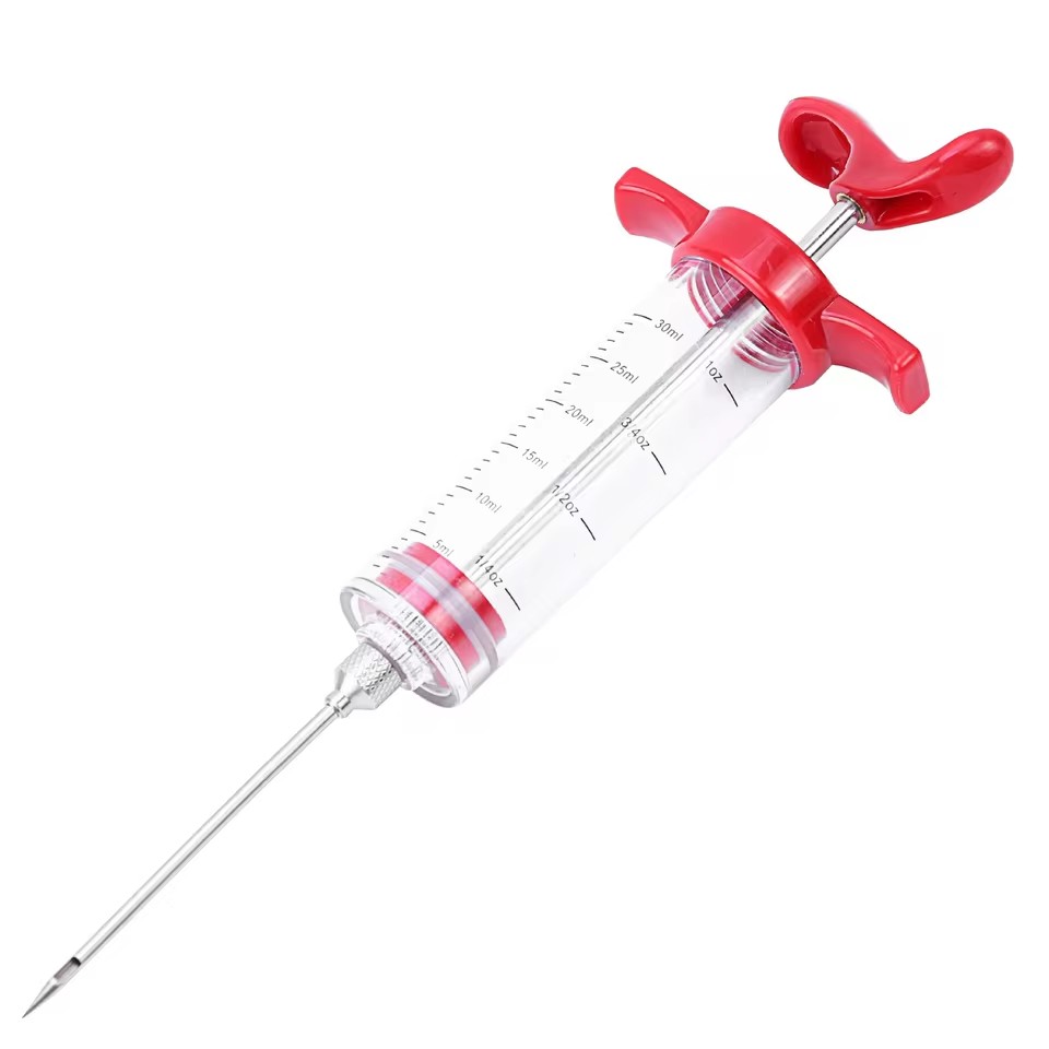 Roast Juice Syringe Seasoning Syringe Turkey Needle Marinated Beef Steak Barbecue Seasoning Syringe Needle kitchen Catering Tool