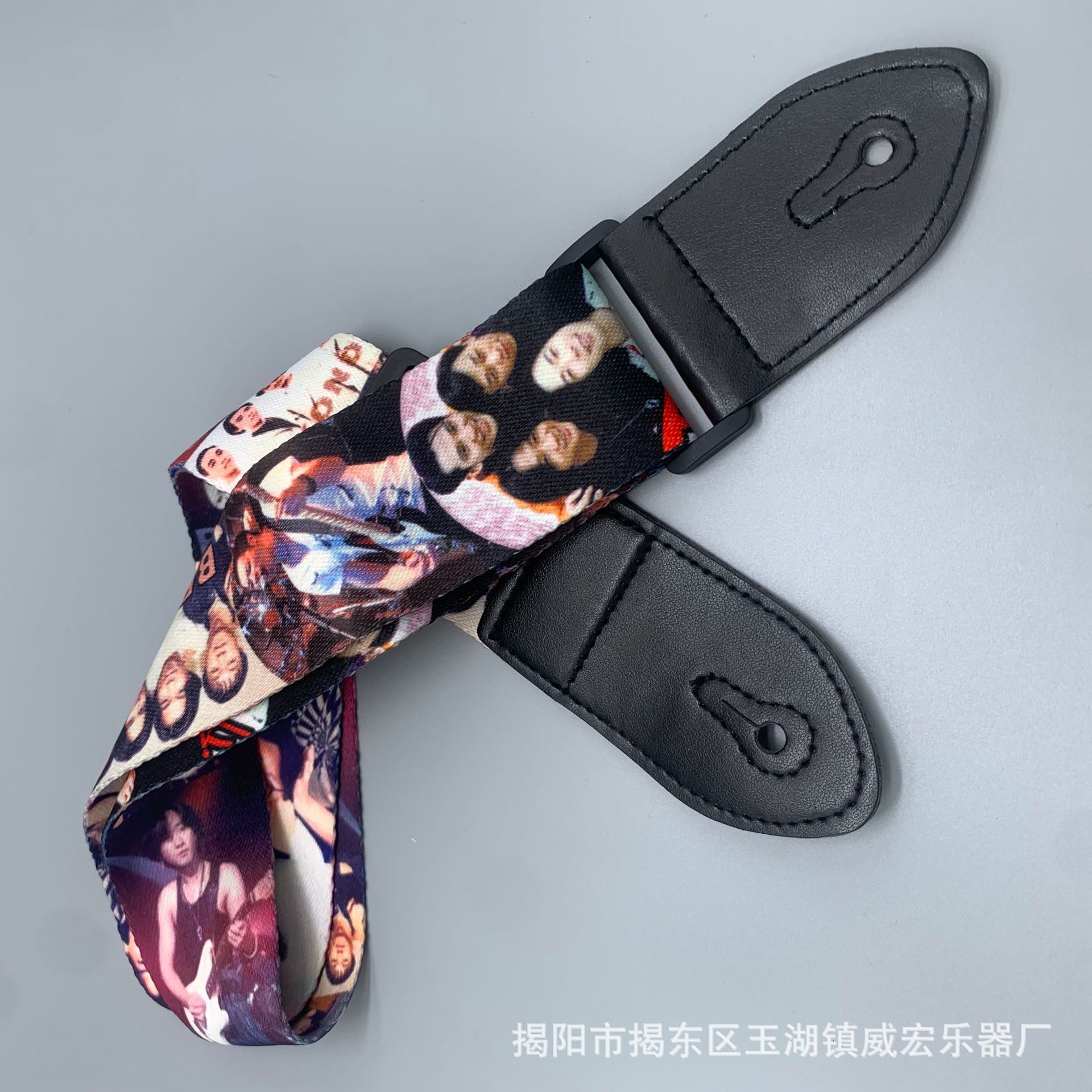 New Ethnic Style Retro Guitar Strap Adjustable Leather Strap for Electric Acoustic Folk Guitar Ukulele Bass Guitar Accessories