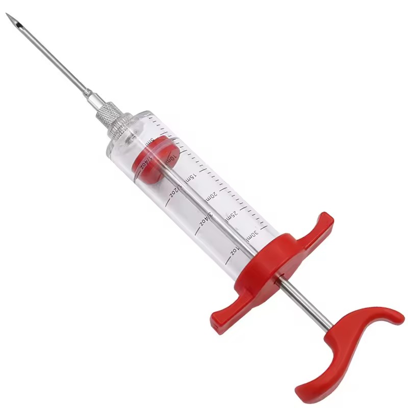 Roast Juice Syringe Seasoning Syringe Turkey Needle Marinated Beef Steak Barbecue Seasoning Syringe Needle kitchen Catering Tool