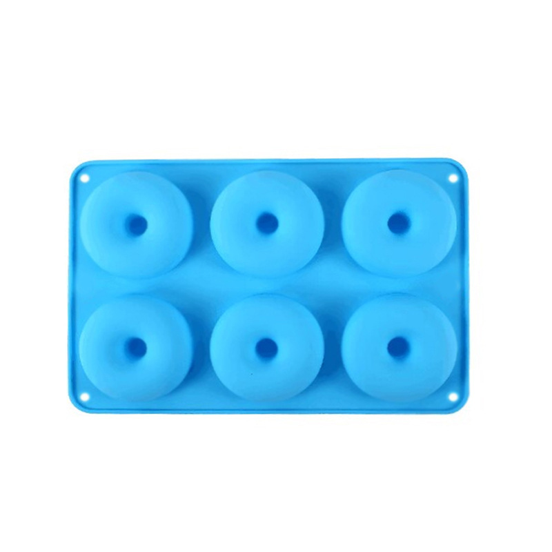 Cake Silicone Molds Kitchen Baking Cookie Mold High Temperature Resistant Baking Tray Donut Making Mold Cake Accessories