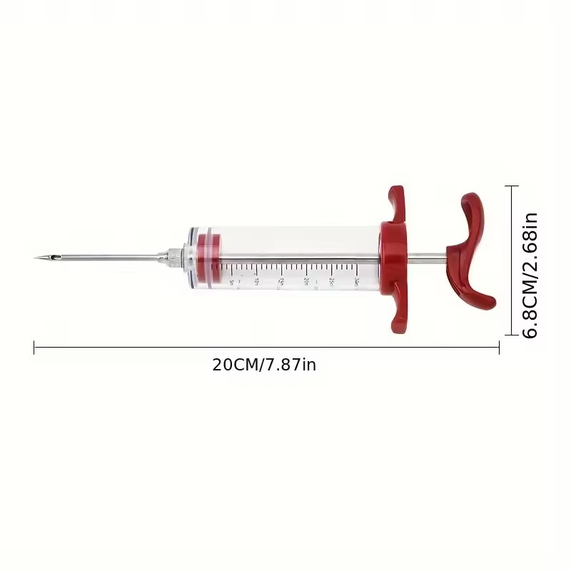 Roast Juice Syringe Seasoning Syringe Turkey Needle Marinated Beef Steak Barbecue Seasoning Syringe Needle kitchen Catering Tool