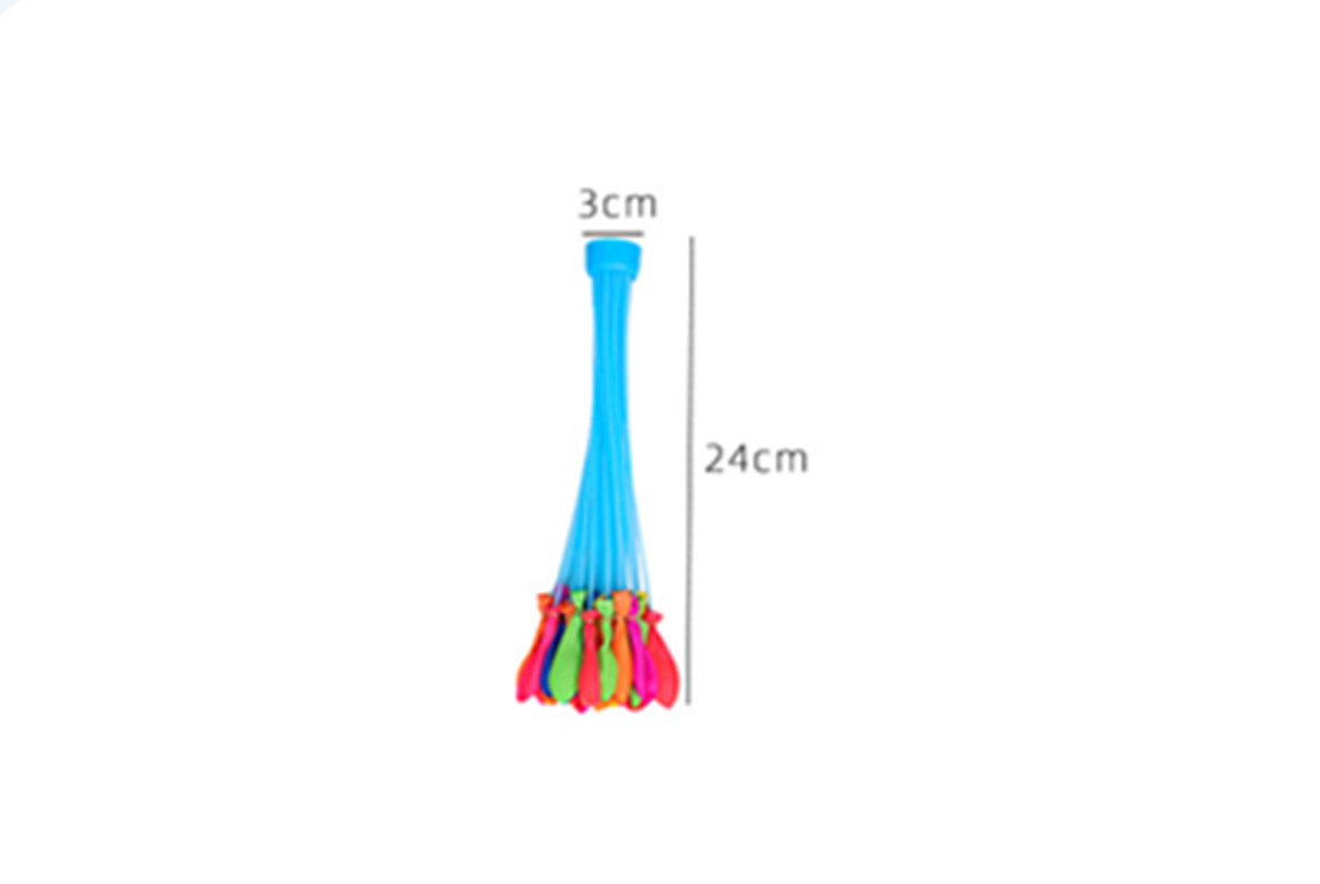 111Pcs Bunch Water Balloons Quick Fill Self Sealing Water Bombs Summer Outdoor Backyard Family Team Fight Game Pool Splash Toy