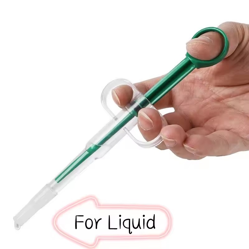 Pet Medicine Feeder for Cats and Dogs Push-type Medicine Feeding Stick Pills Artifact Deworming Needle Syringe