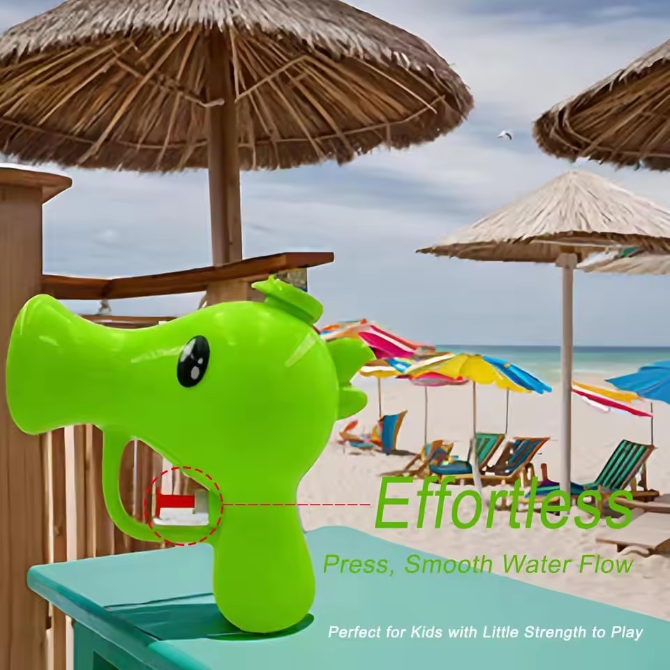 1 pc Water Gun, Cartoon Pea Mini Water Gun Summer Outdoor Water Play Cute Water Gun Toy