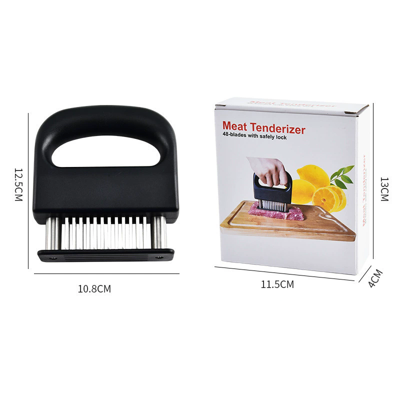 Deluxe 48 Blades Needle Meat Tenderizer Kitchen Cooking Tool Best For Tenderizing BBQ Beef All kinds Of Meat Marinade Utensil