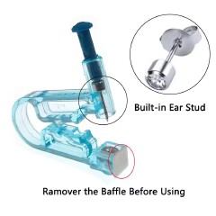 Ear Piercing Gun Kit Disposable Disinfect Safety Earring Piercer Machine Studs Nose CLip Body Jewelry Piercing Tools