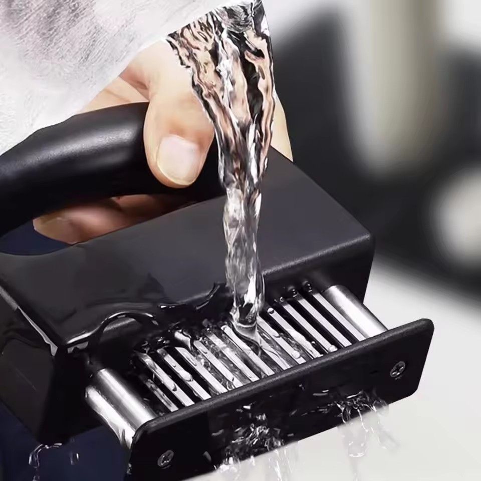 Deluxe 48 Blades Needle Meat Tenderizer Kitchen Cooking Tool Best For Tenderizing BBQ Beef All kinds Of Meat Marinade Utensil