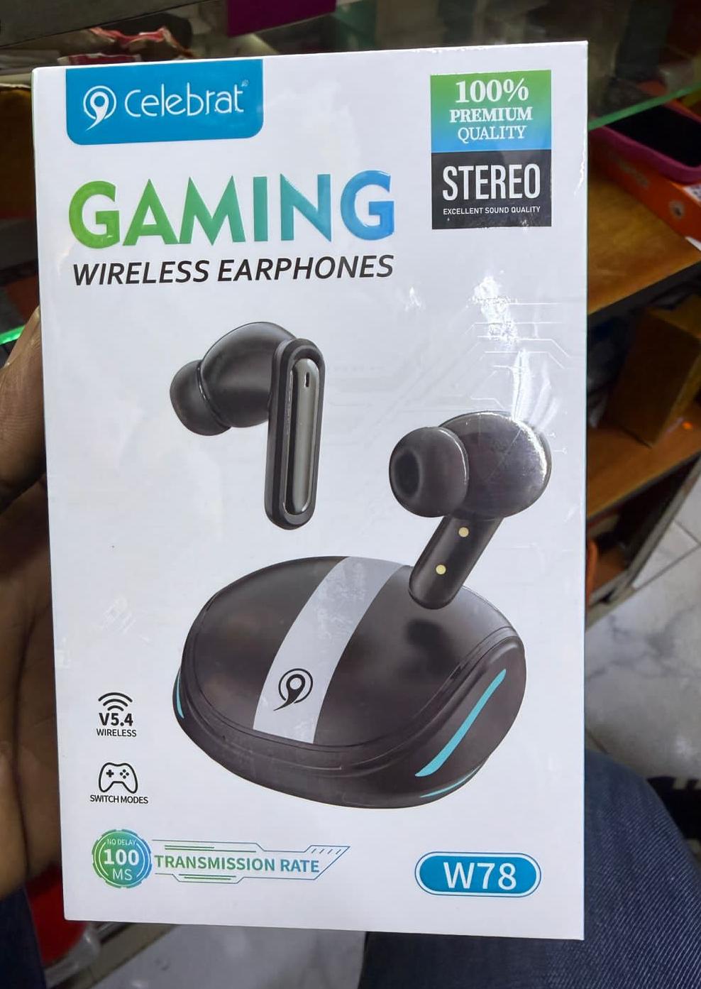 Celebrat Gaming Earbuds – Low Latency Wireless Bluetooth Earbuds for Gaming & Music