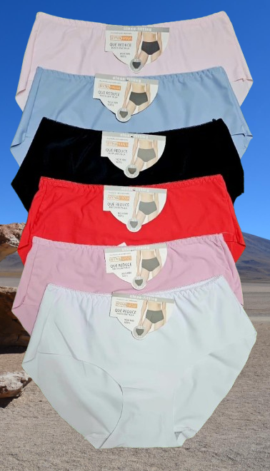 Women’s 6PCS Seamless High Waist Panties Set – Tummy Control Soft Stretch Breathable Underwear for Ladies (XL, M, Free Size)