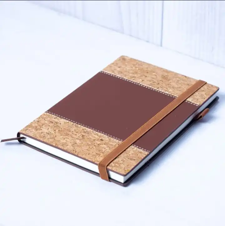 Flash Sale! Luxury Double Cork Eco Notebook with FREE Executive Pen – Premium Cork Cover Executive Diary, Business Journal, Office Planner & Professional Writing Notebook