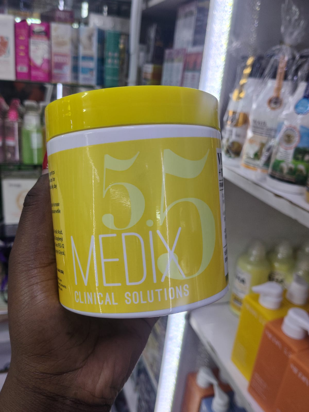Original Medix 5.5 Vitamin C + Turmeric Firming & Brightening Body Cream Moisturizing Skin Care Cream – 1 Piece