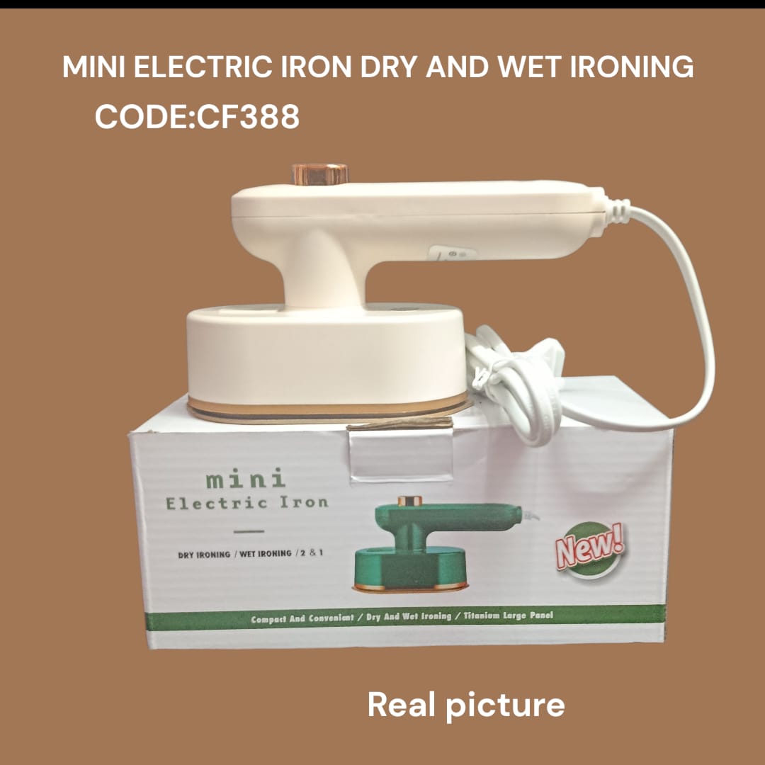 Mini Electric Iron Wet & Dry Portable Steam Iron Travel Size