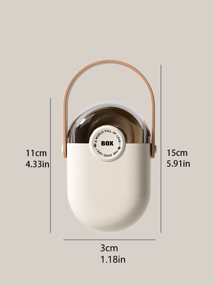 Luxury Travel Soap Dish with Lid & Draining Tray