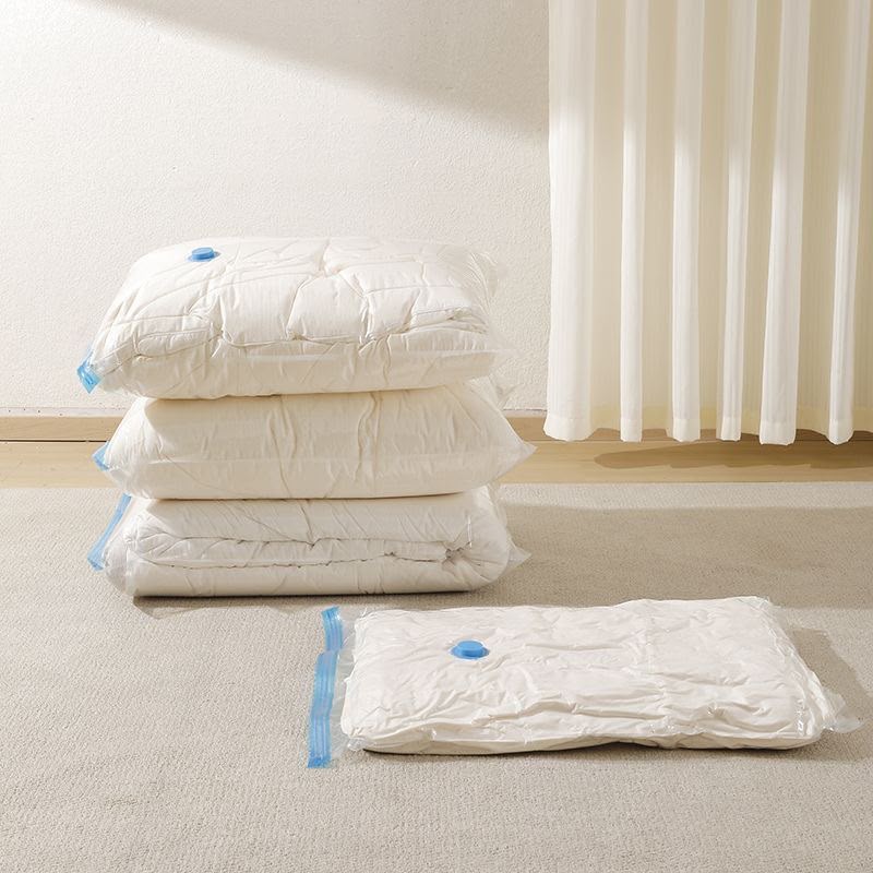 Vacuum Storage Bags Space Saver Compression Bags with Hand Pump for Clothes Bedding Storage